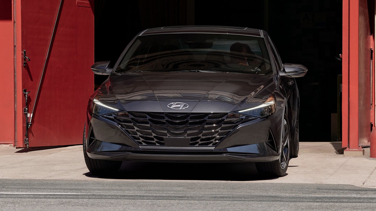 hyundai elantra 2022 sedan red